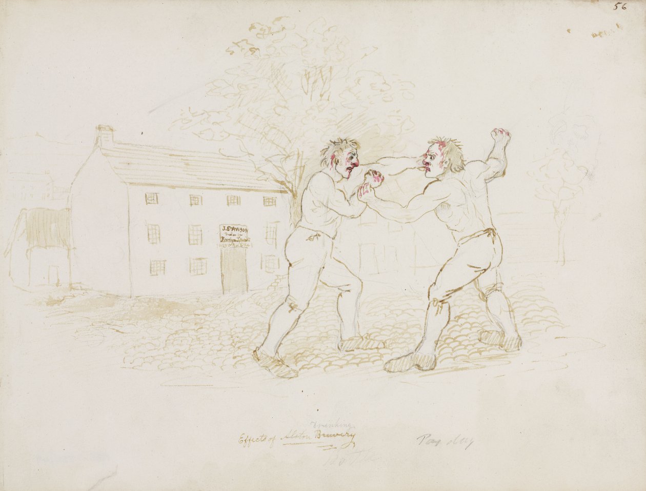 Fighting, Northumberland, c. 1805-1820 by Unbekannt