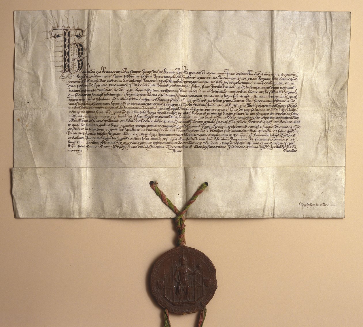 Foundation Charter of Charles University by Unbekannt