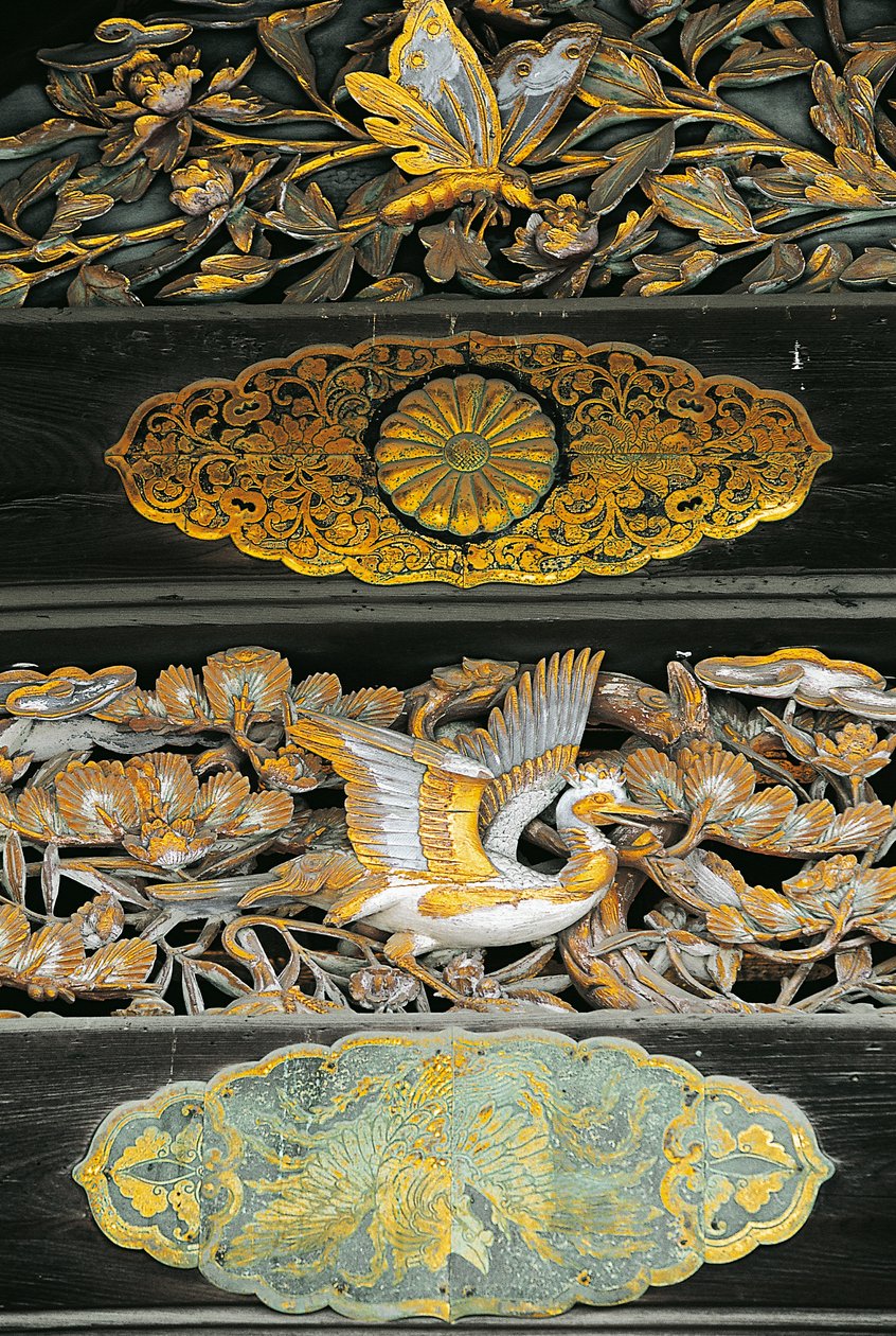 Gilded Birds and Butterflies (Detail) by Benjamin Baud
