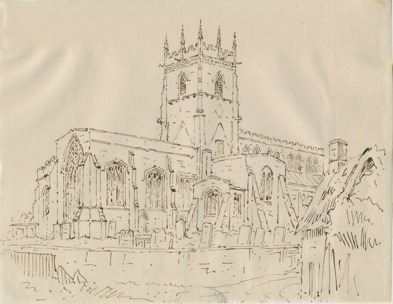 Gnosall Church by Unbekannt