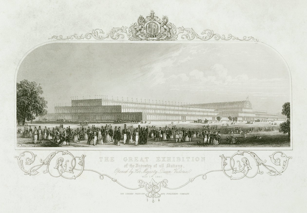 The Crystal Palace, London by Unbekannt