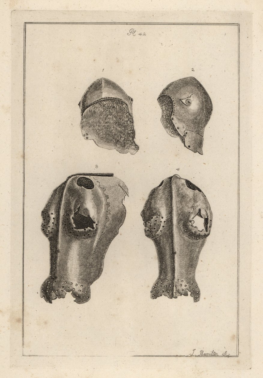 Helmet and Iron Chanfron that Belonged to Guy, Earl of Warwick by Unbekannt