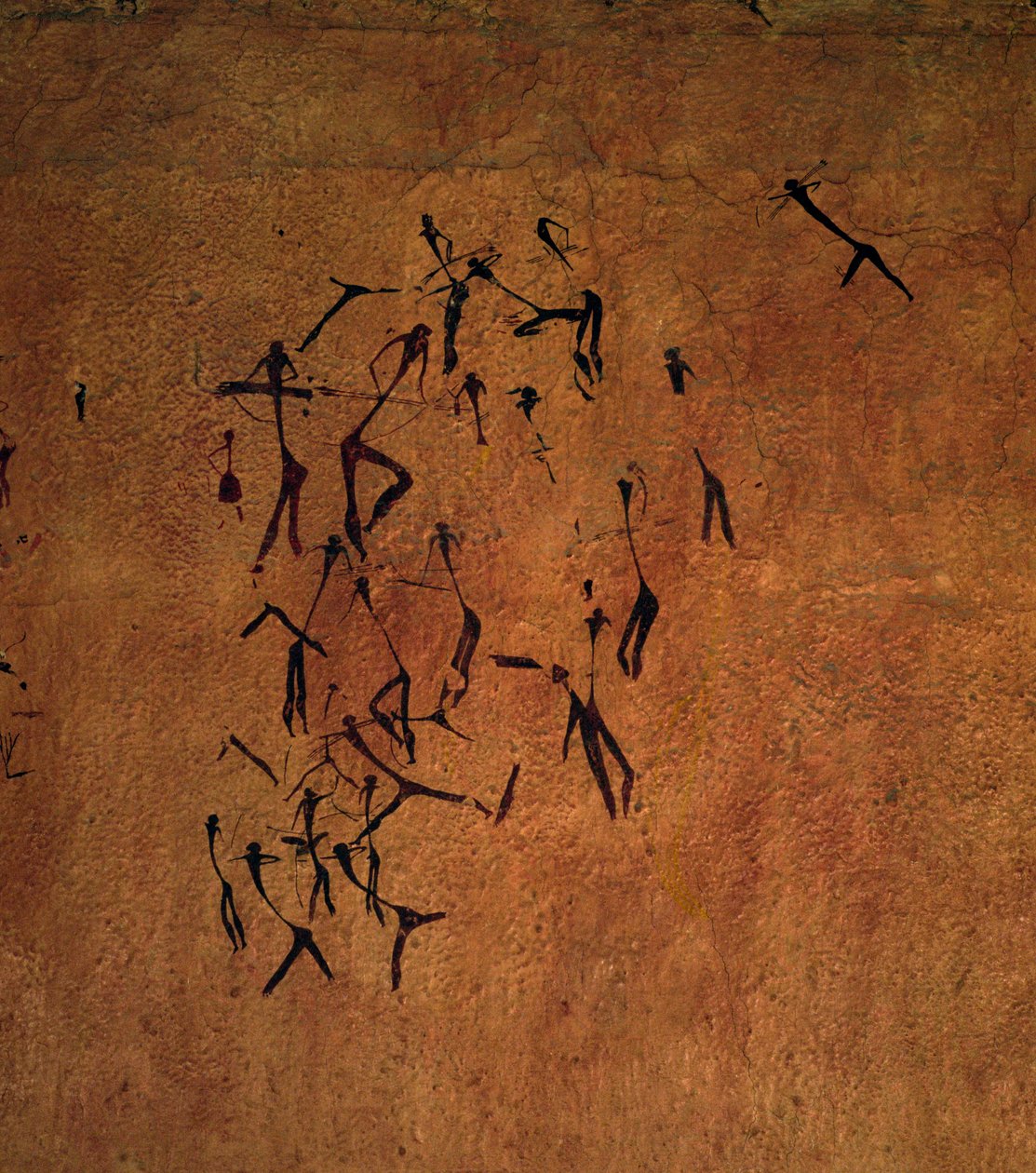 Hunting Scene, from the Valltorta Caves, Neolithic by Unbekannter Künstler