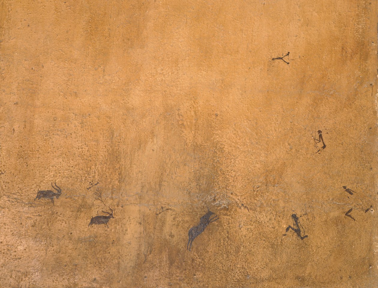 Hunting Scene, from the Valltorta Caves, Neolithic by Unbekannter Künstler