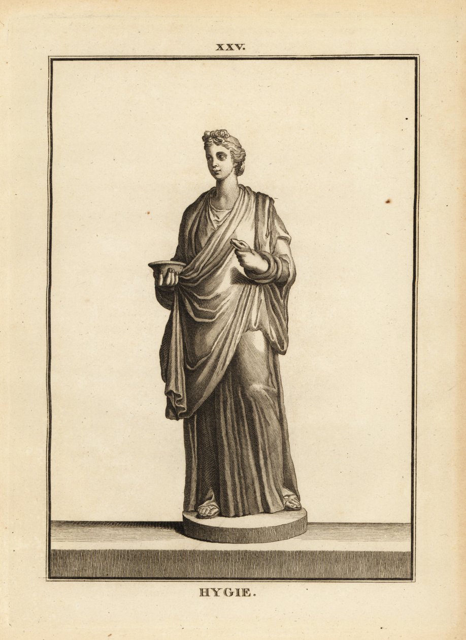 Hygieia, Greek and Roman Goddess of Health and Cleanliness by Unbekannt
