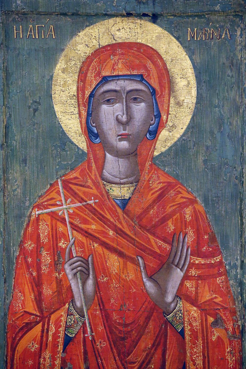 Saint Marina Icon (18th Century) by Unbekannt
