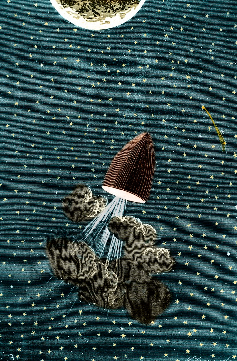 Illustration of Jules Verne