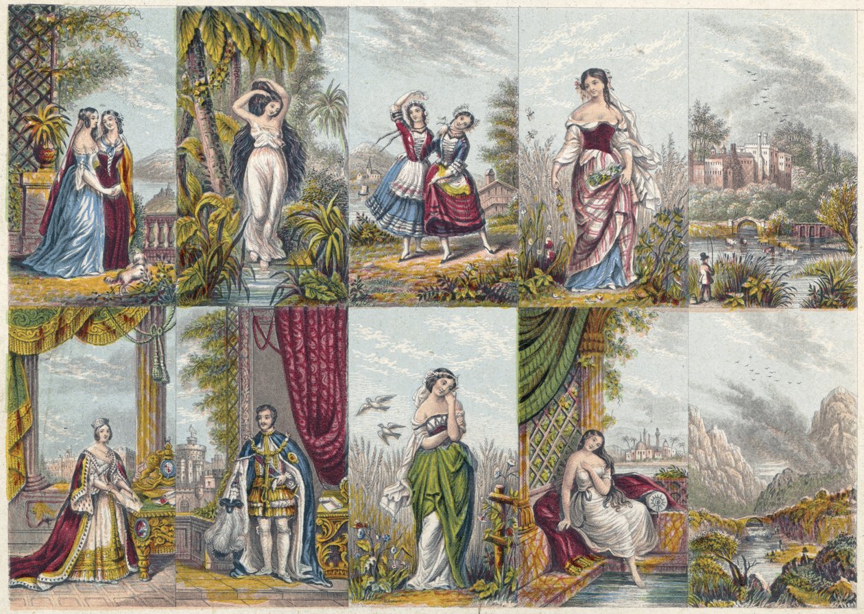 Illustrations Dated 1851 by Unbekannter Künstler