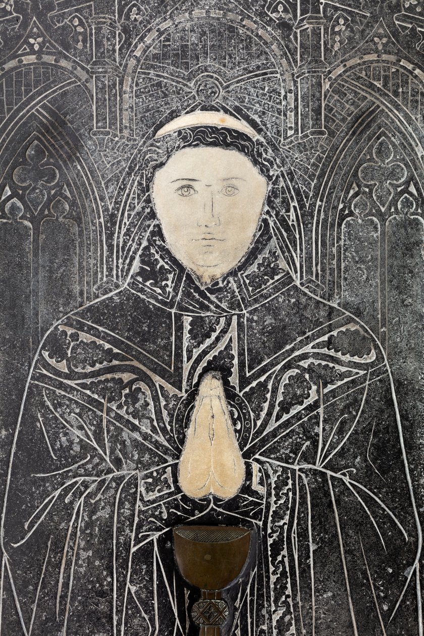Interior, Southern Aisle, West Side, Funerary Slab by Unbekannter Künstler