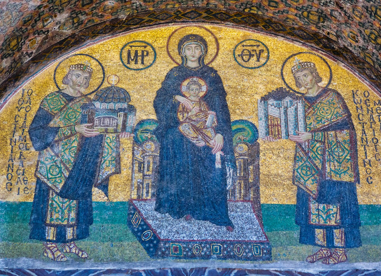 Haghia Sophia or Hagia Sophia, Istanbul, Turkey by Unbekannt