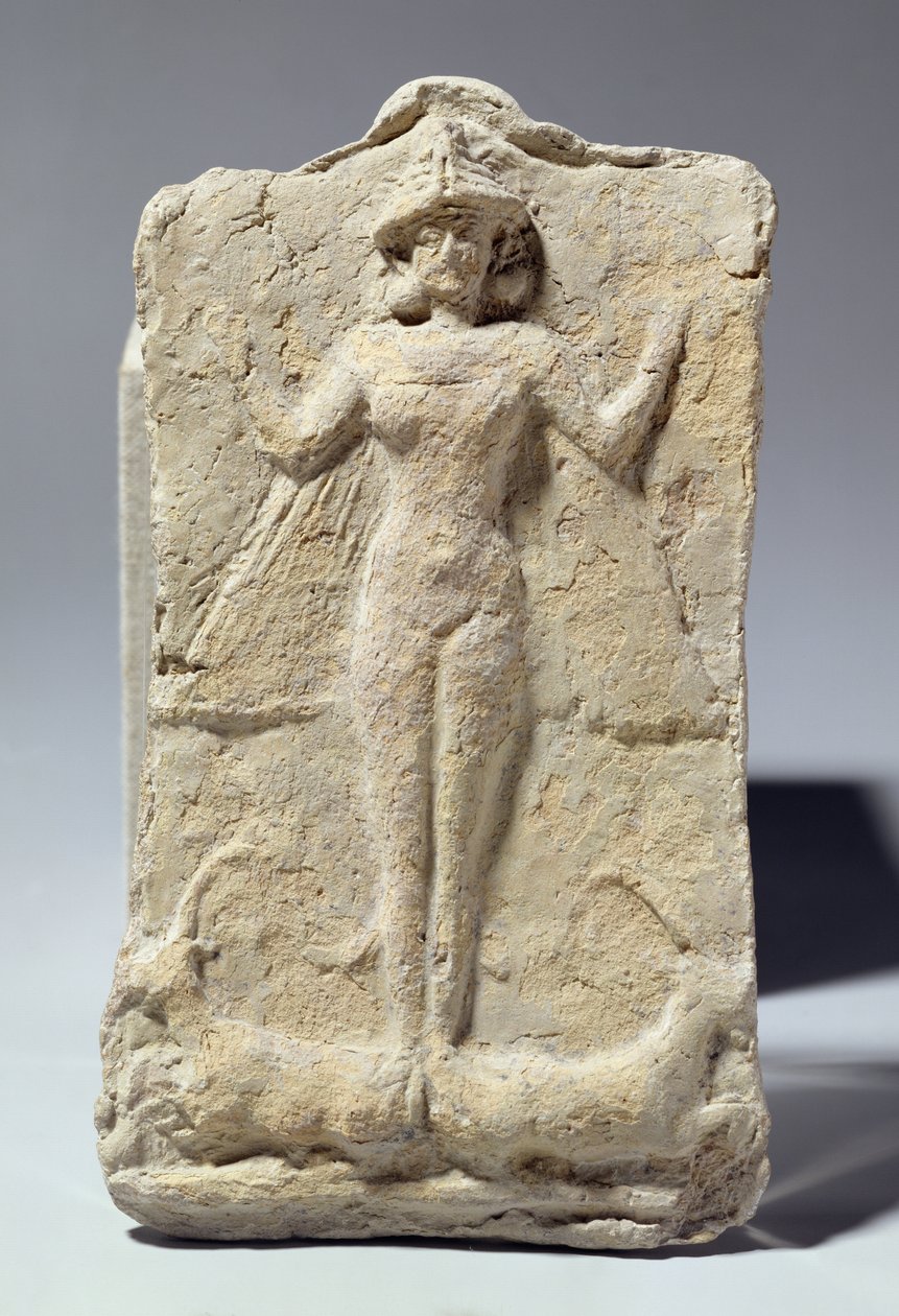 Jar Decorated with Symbolic Motifs Surrounding the Goddess Ishtar, Babylonian, c.1700 BC by Unbekannt