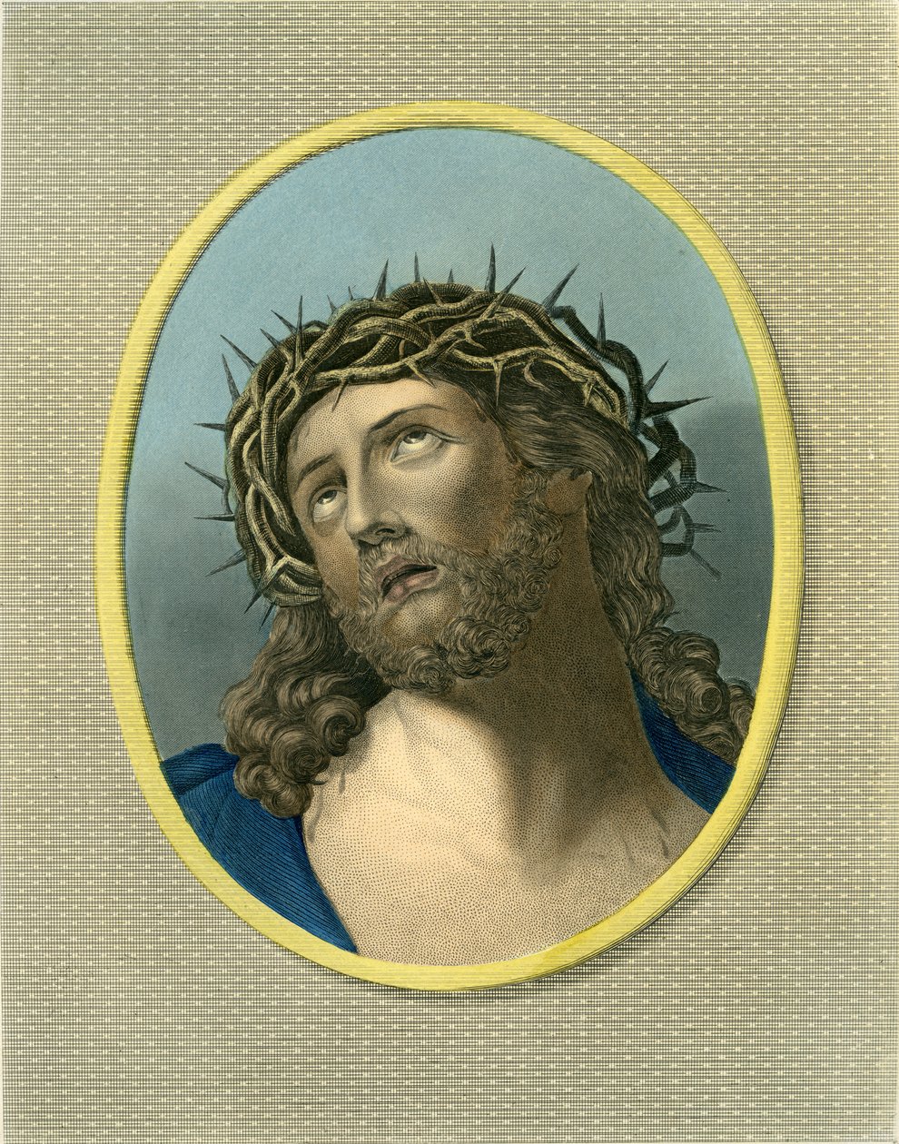 Jesus Christ crowned with thorns by Unbekannter Künstler