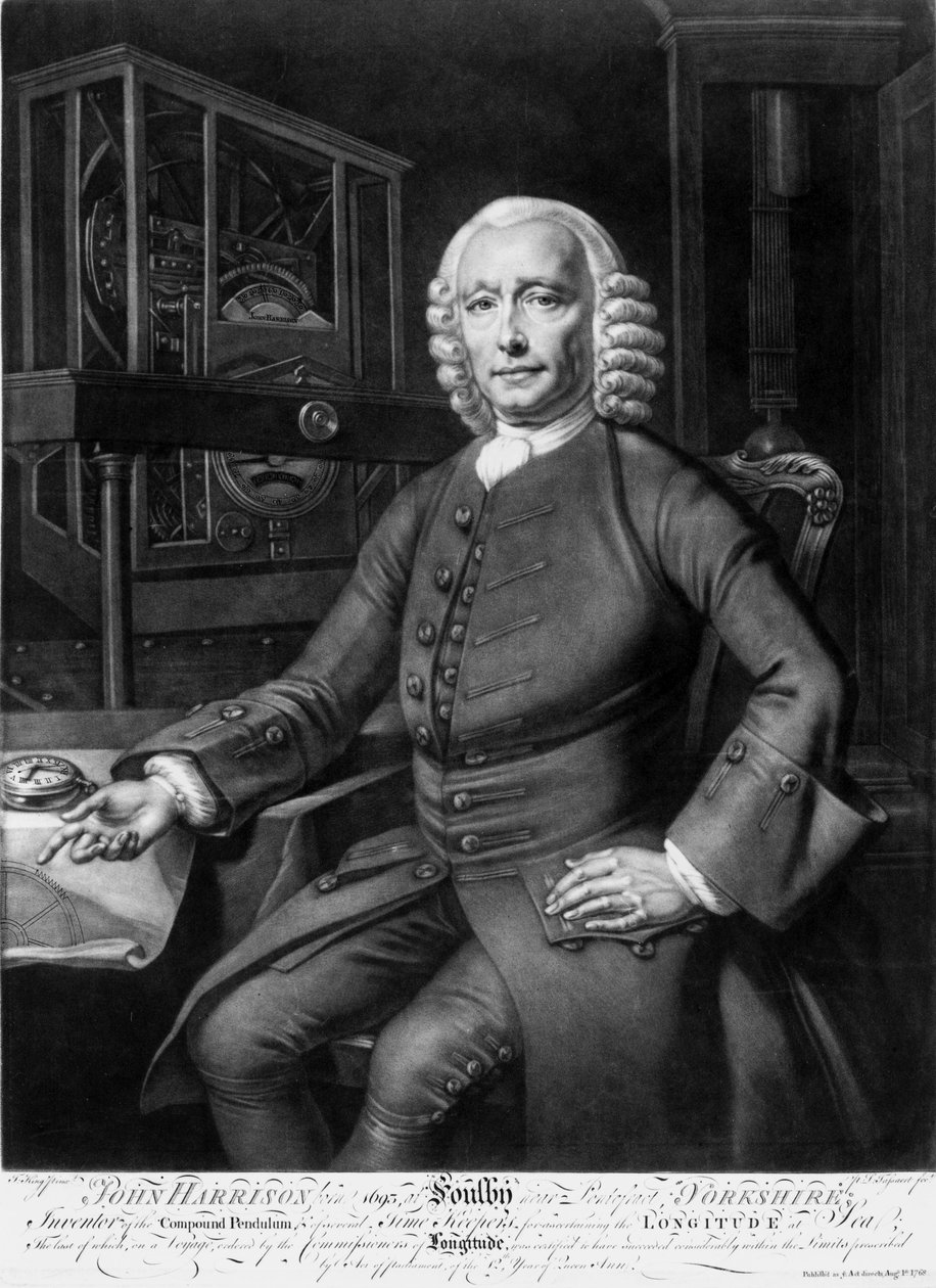 John Harrison, English inventor and horologist by Unbekannt