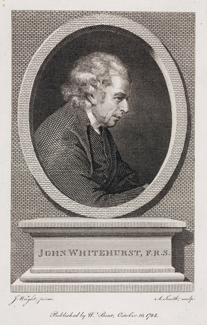 John Whitehurst, English Horologist, c 1783 by Unbekannt