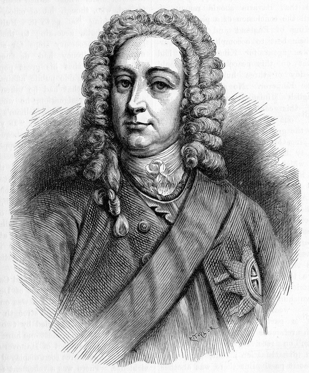 King George II (portrait) by Unbekannter Künstler