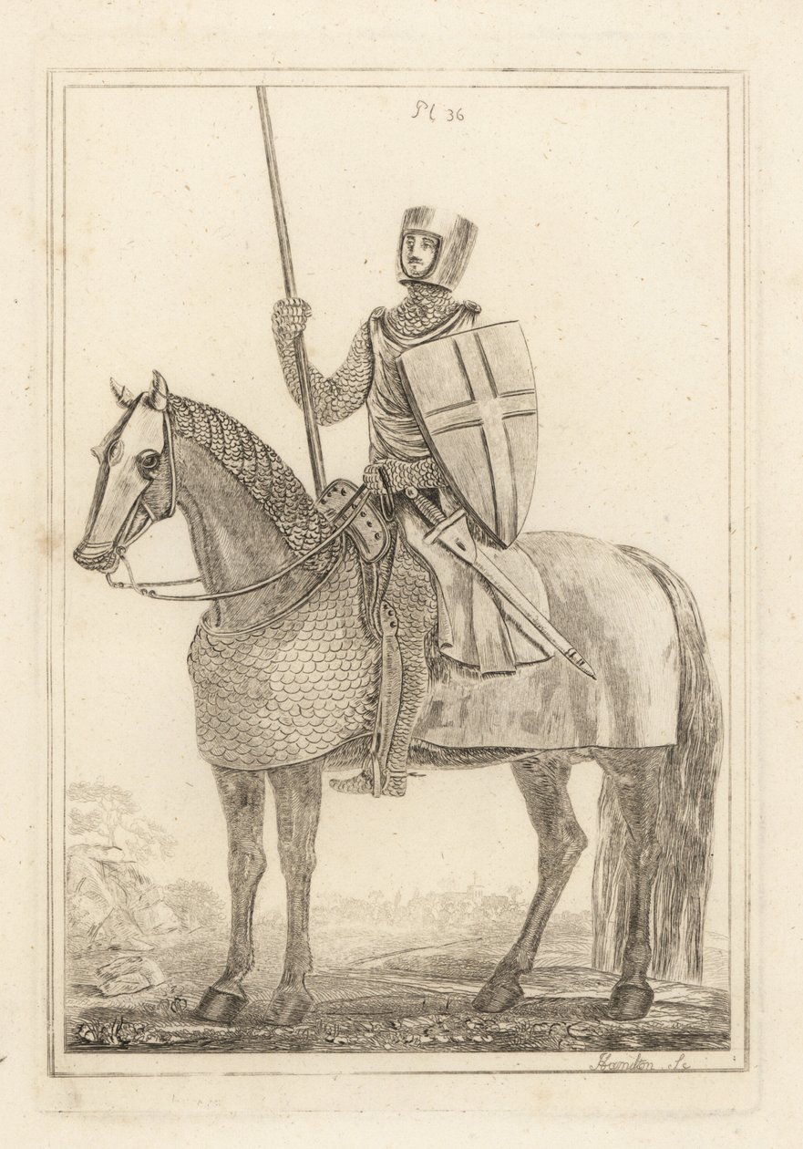 Knight or Man at Arms in Armour of the Time of King Henry II by Unbekannt