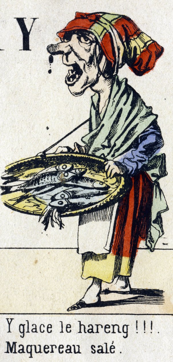 Letter Y: "ice the herring!!! Dirty mackerel". Alphabet "Children