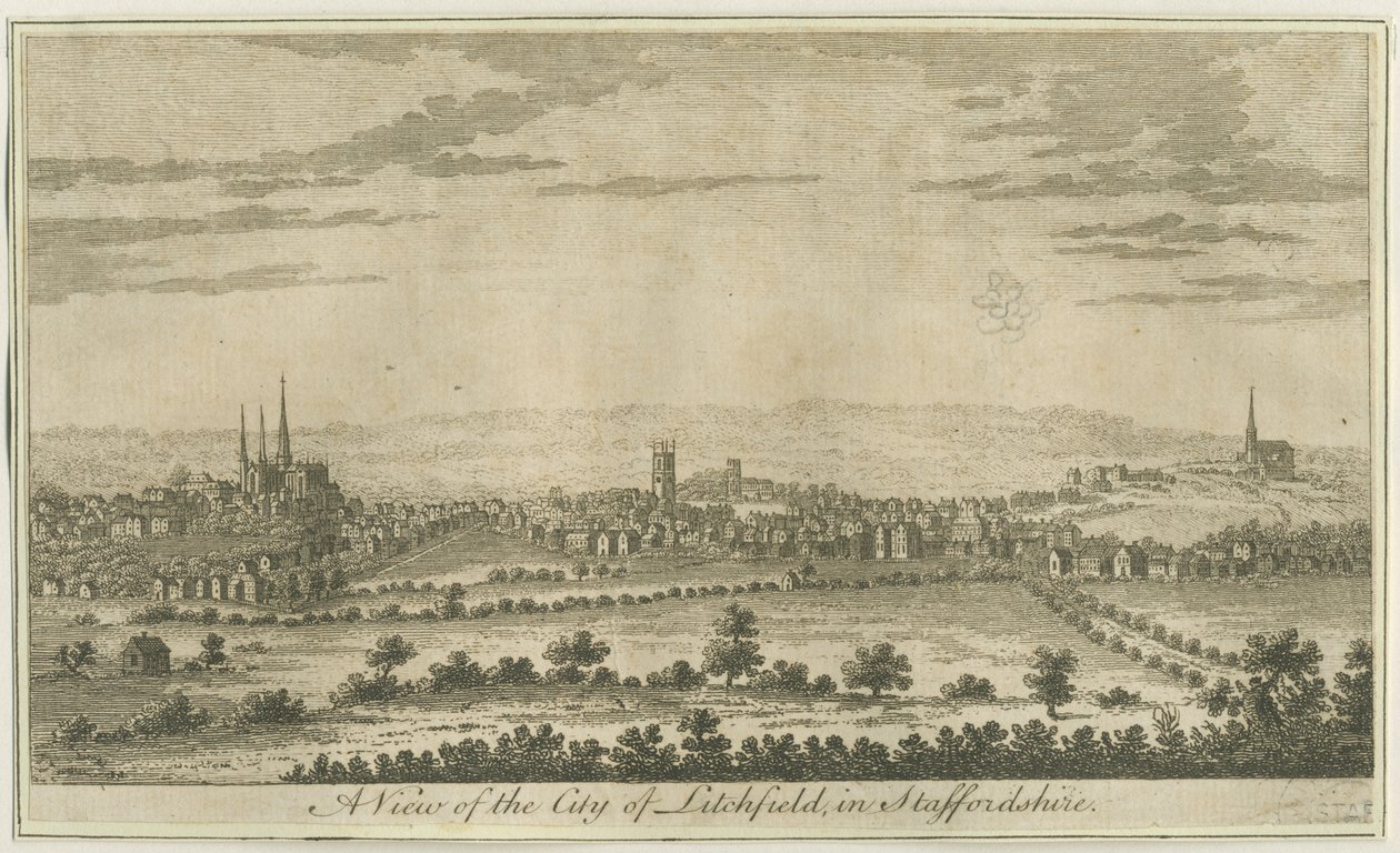 Lichfield - South West View by Unbekannt