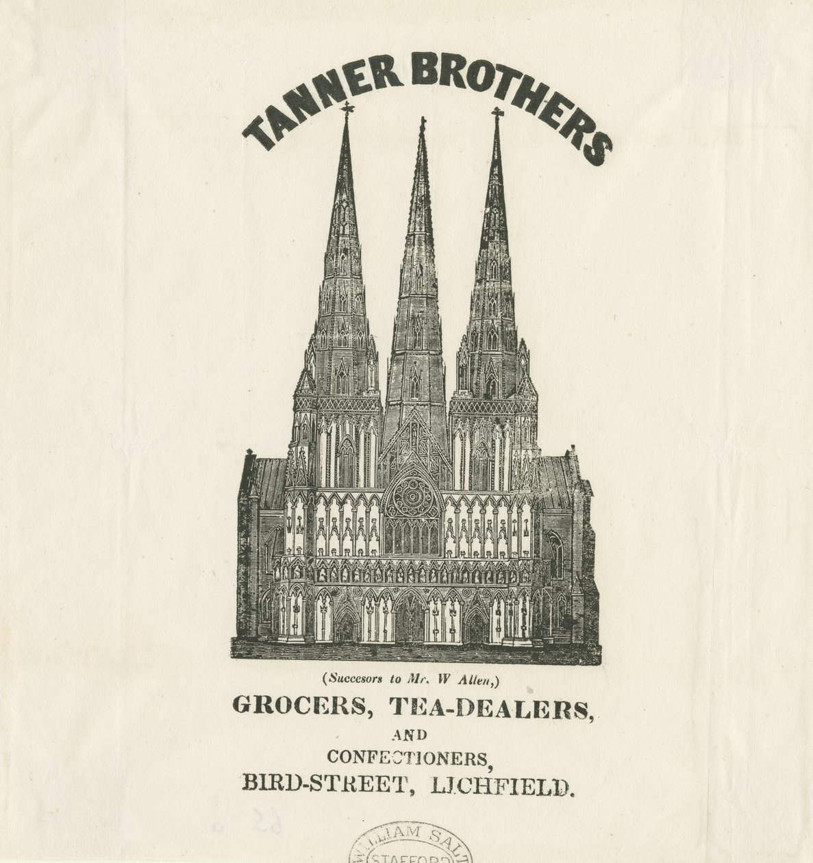 Lichfield Cathedral - West Front by Unbekannt