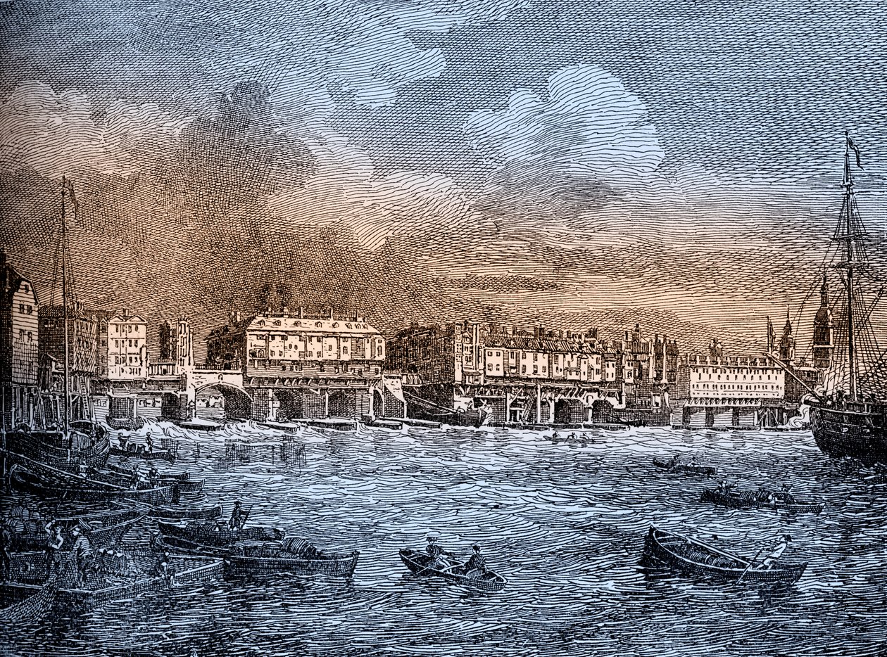 London Bridge, London by Unbekannter Künstler
