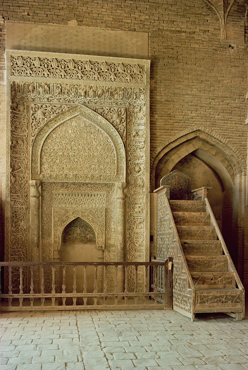 Mihrab and Minbar in the Sultan Uljaitu Room by Unbekannt