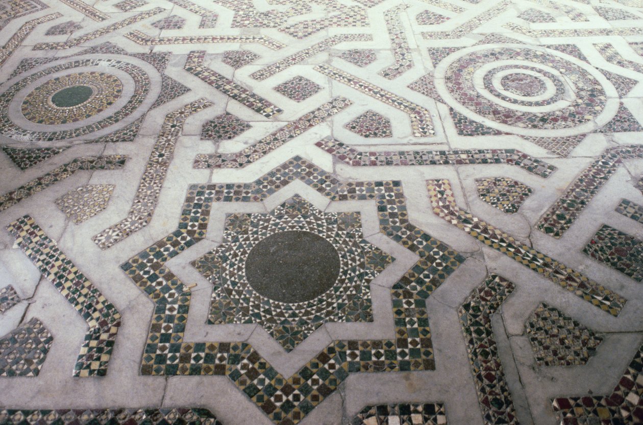 Mosaic Flooring in Monreale Cathedral, Sicily by Unbekannt