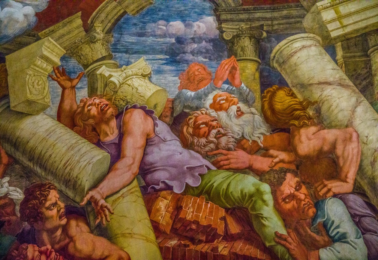 Most famous fresco of Mannerism: Giulio Romano