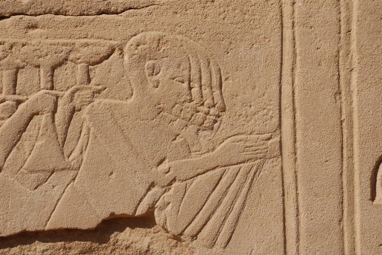 Multiple Heads, Karnak, Luxor, Egypt by Unbekannt