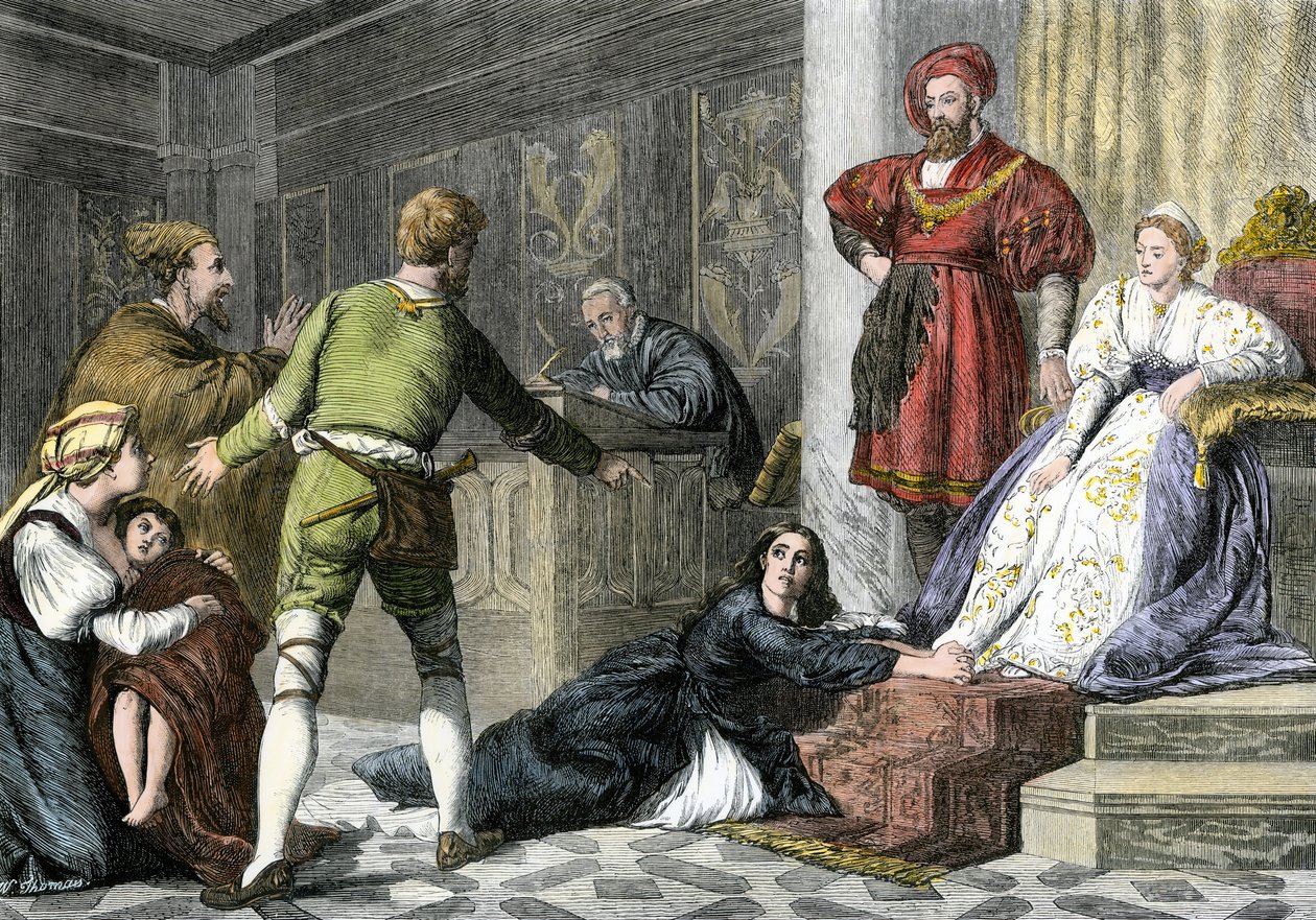 Myths and legends: the daughter of a Jew accused of witchcraft in the Middle Ages by Unbekannter Künstler