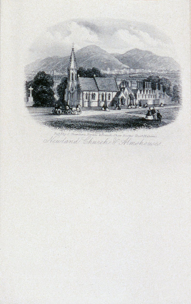 Newland Church and Almshouses, Worcestershire by Unbekannt