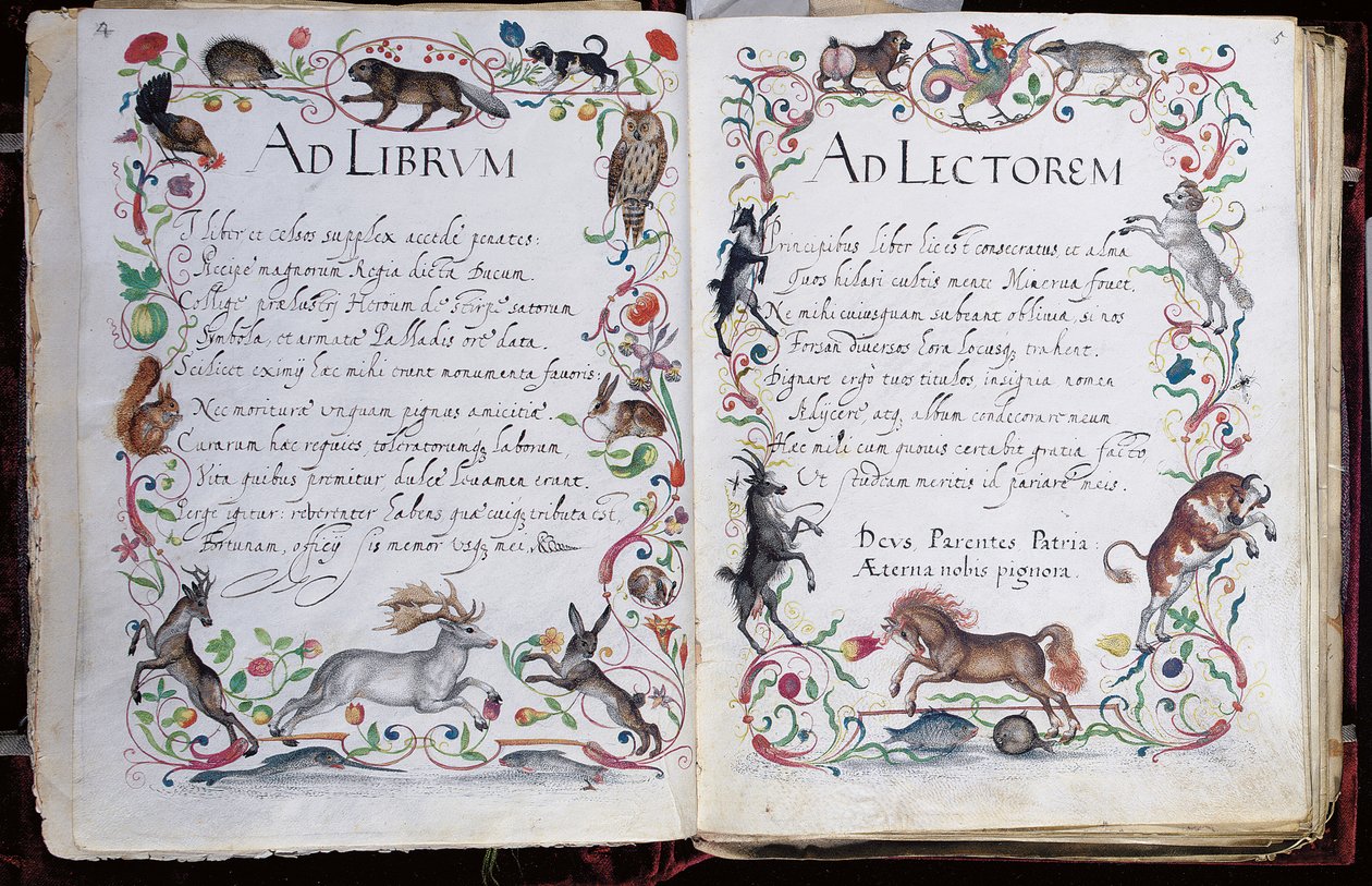 Pages from the Album Amicorum of Philipp Hainhofer, 1596-1633 by Unbekannt