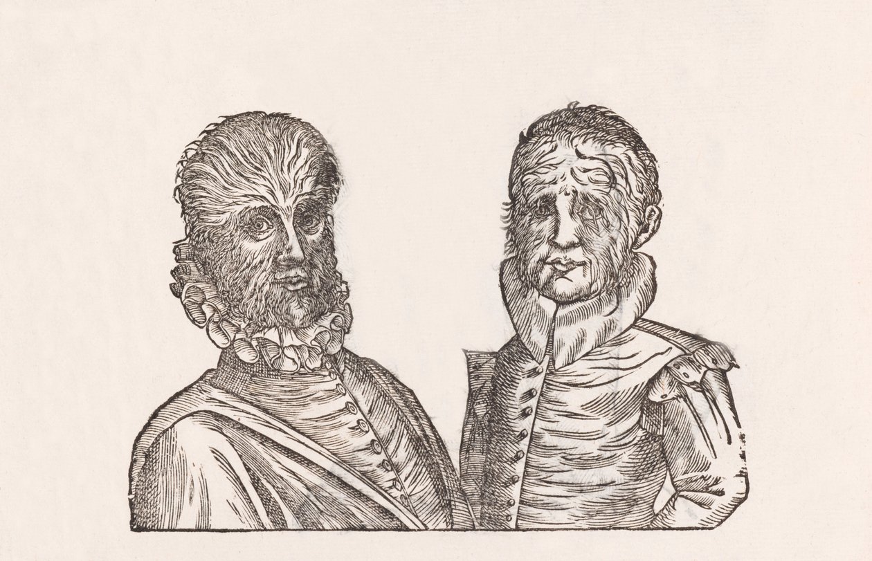 Father of forty years, and son of twenty years, hairy all over by Unbekannt