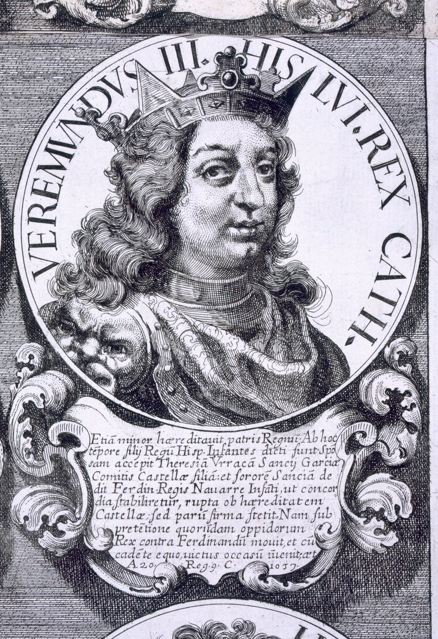 Portrait of Bermudo III of Leon by Unbekannt