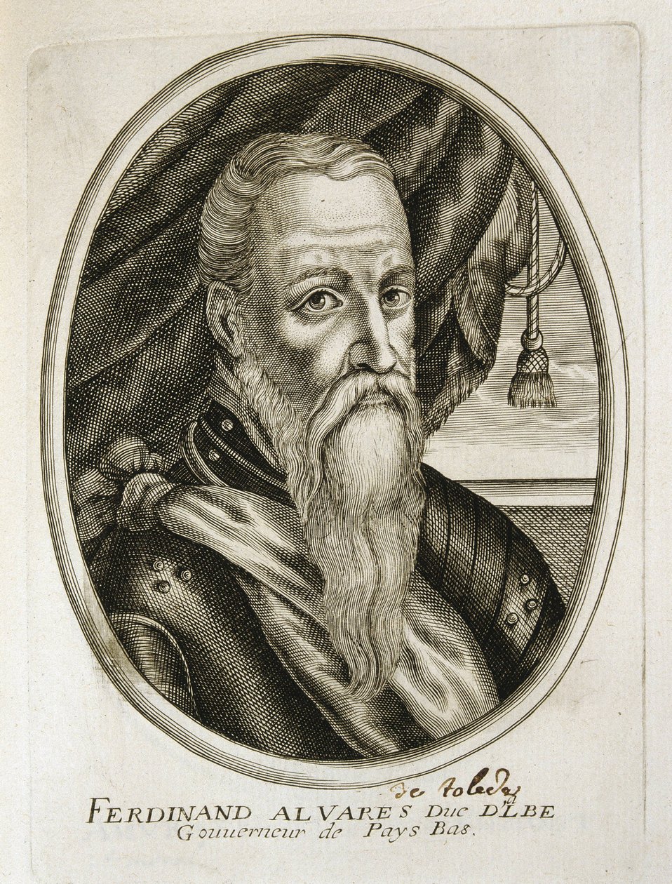 Portrait of Duke of Alba by Unbekannter Künstler