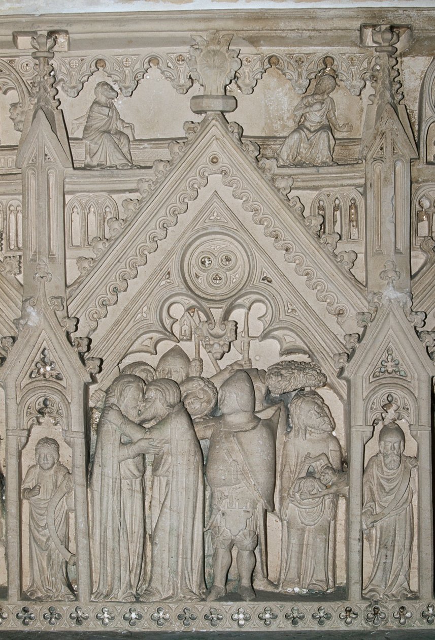 Detail of Tomb of Ines de Castro by William Jennys