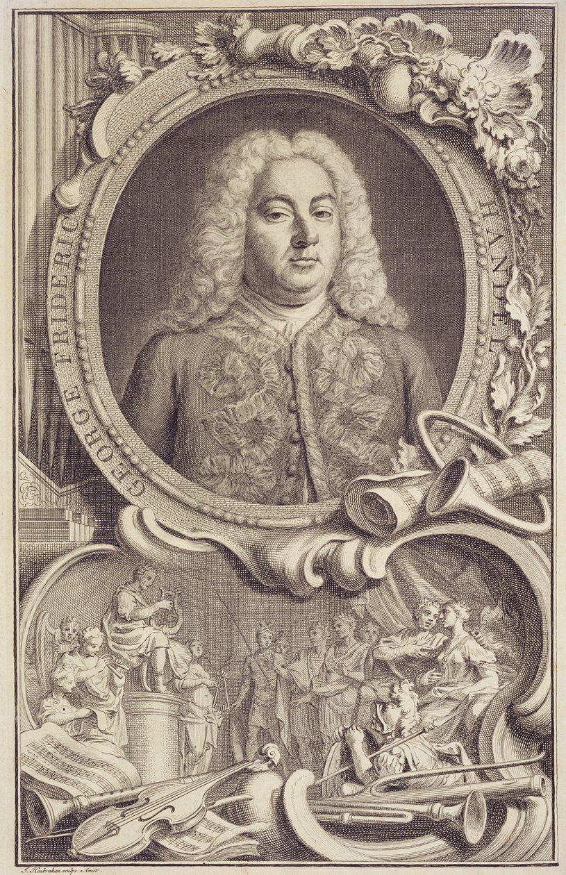 George Frederick Handel, Frontispiece to 