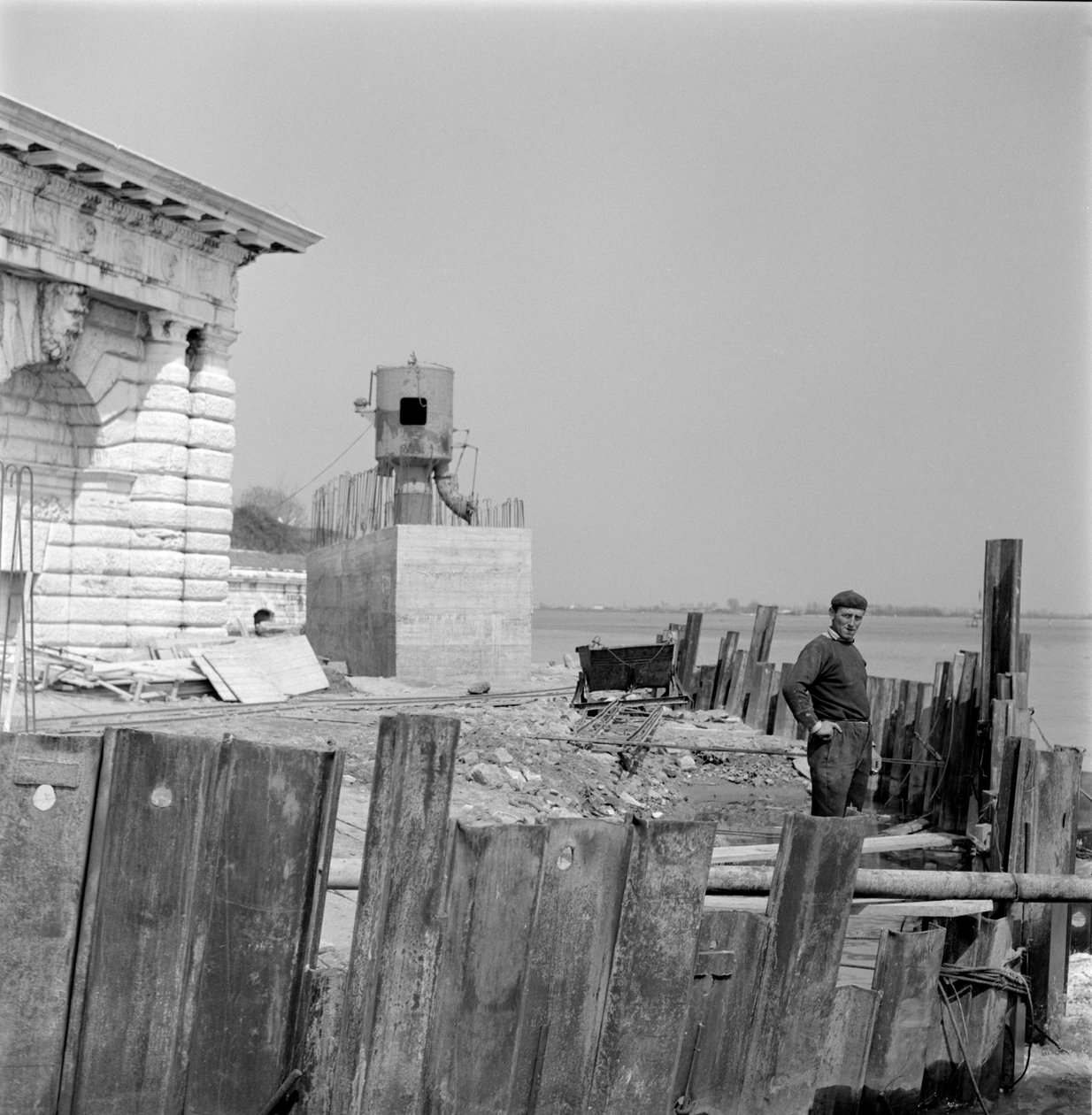 Ruins of the Forte S. Andrea (Fort San Andrea) - Venice - 1960 by Unbekannt