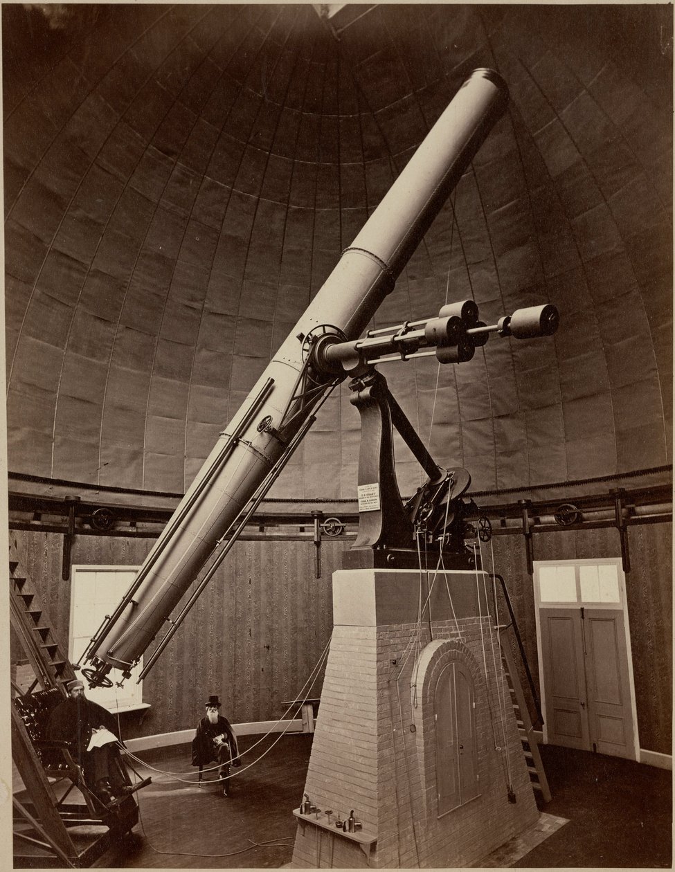 Refracting telescope with equatorial mounting, Washington DC, USA by Unbekannt