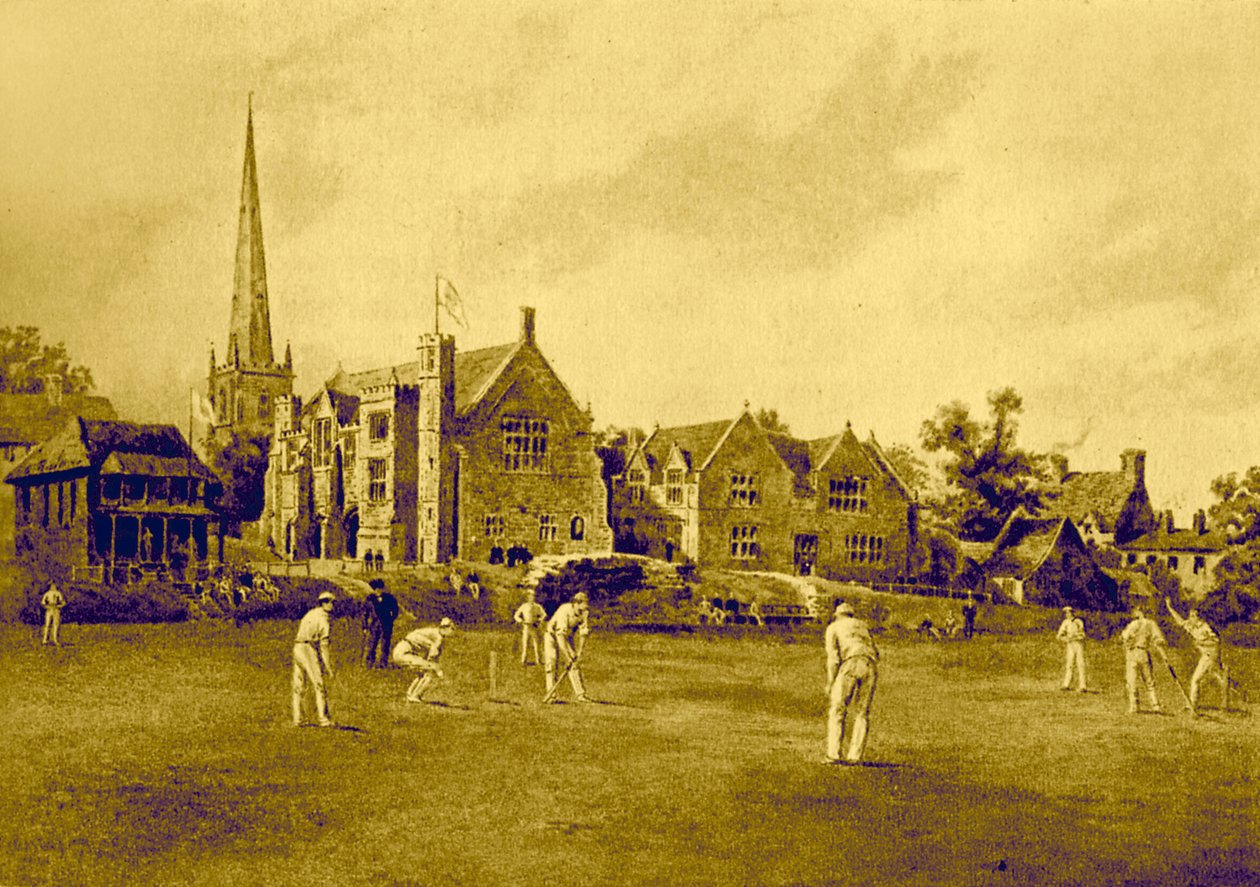 Repton School from the Cricket Field by Unbekannter Künstler