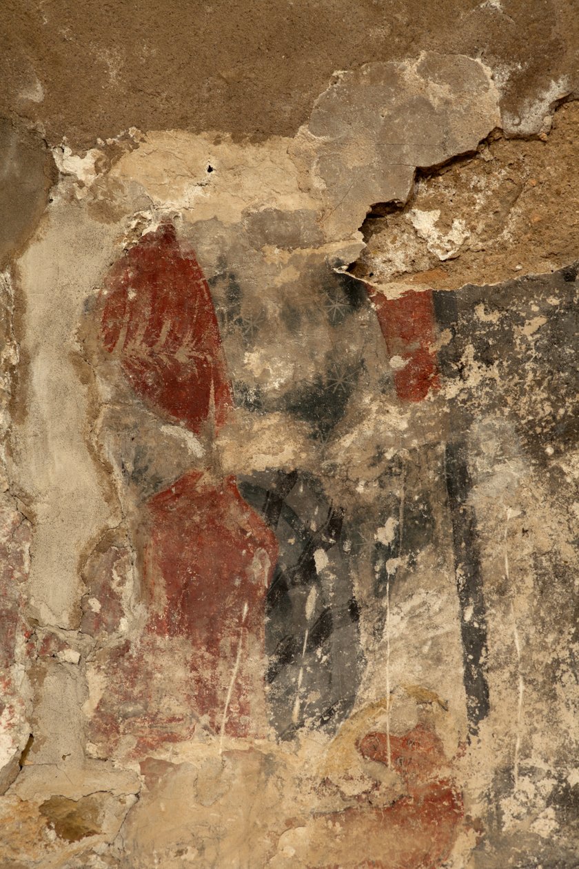 Ribelles. The Church. Interior. The Apse. The Wall Paintings. (Detail) Romanesque. by Unbekannt