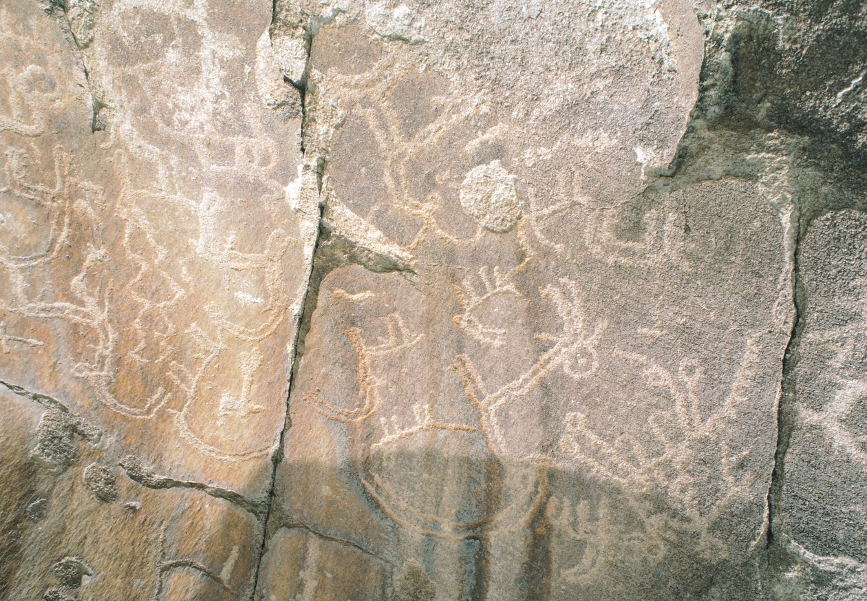 Rock Carvings in Hunza Valley, Pakistan by Benjamin Baud