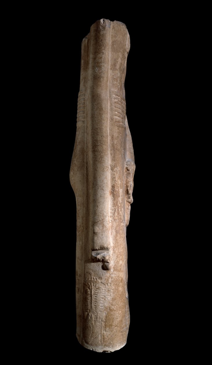 Statue of Min, view of right side by Unbekannt