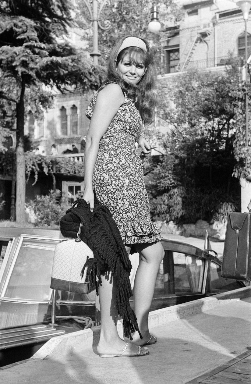 The Actress Claudia Cardinale at the International Film Festival in Venice Lido - 1965 by Unbekannt