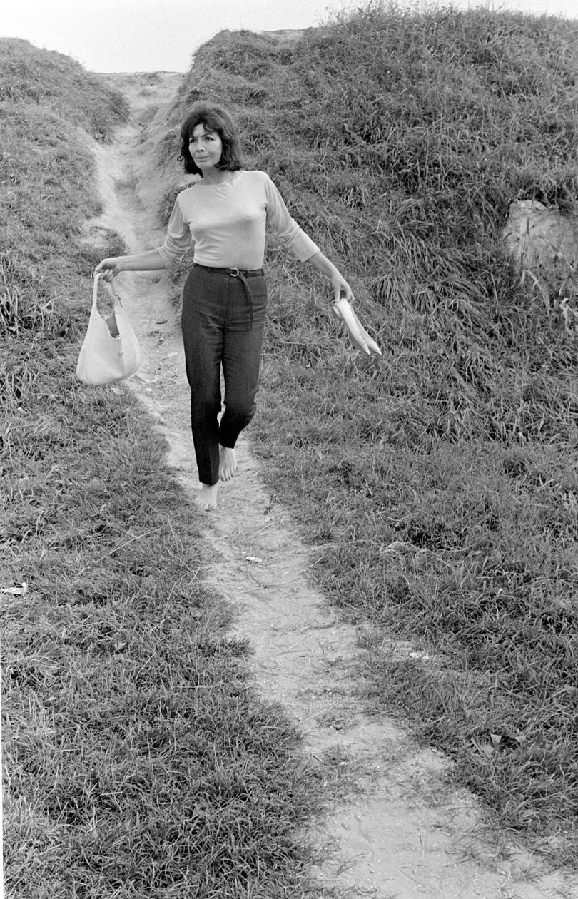 The Singer Juliette Greco in Malamocco (Venice) - c. 1965 by Unbekannt