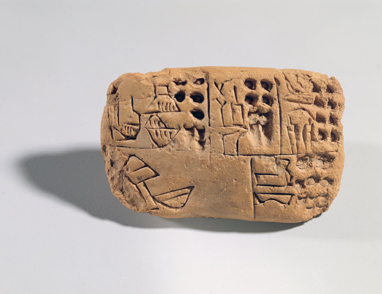 Tablet with Pictographic Inscription, Protoliterate Period, c.3300 BC by Unbekannt