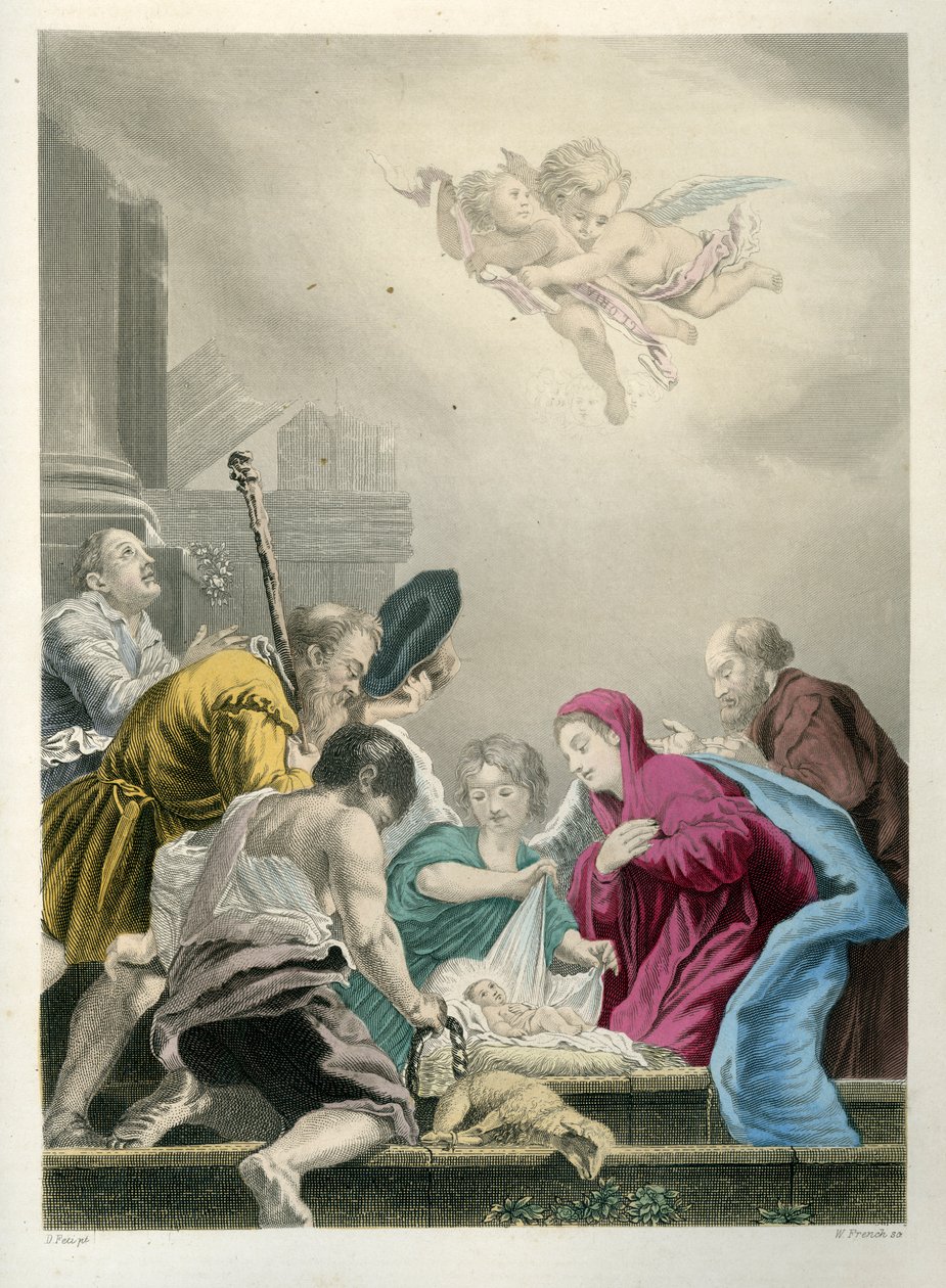 The Adoration of Christ by Unbekannter Künstler