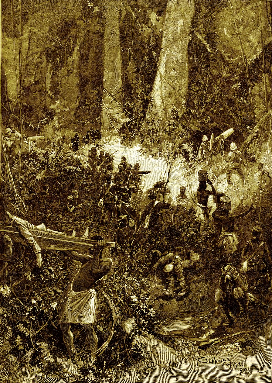 The Ashanti War of 1900: A Fight in the Forest by Unbekannter Künstler