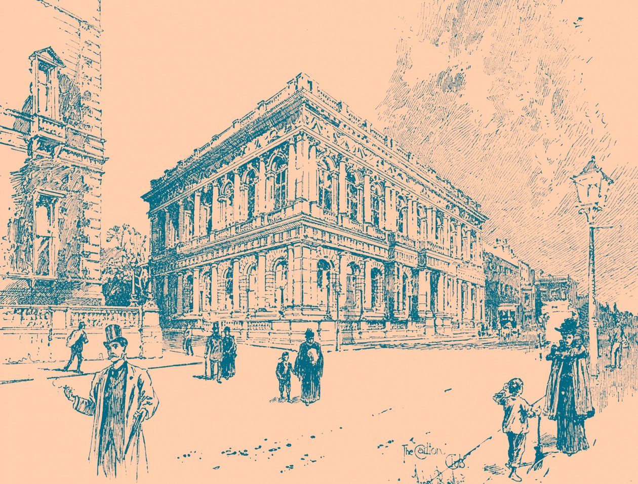 The Carlton Club, Pall Mall, London by Unbekannter Künstler