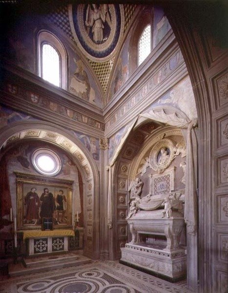 The Chapel of the Cardinal of Portugal (detail) by Unbekannt