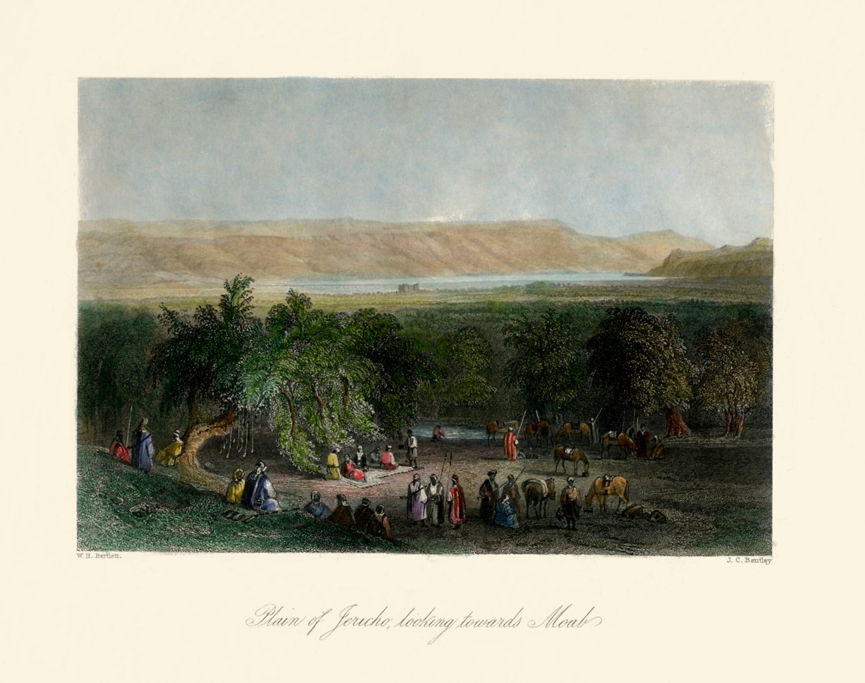 The Holy Land - Plain of Jericho - Bible by Unbekannter Künstler